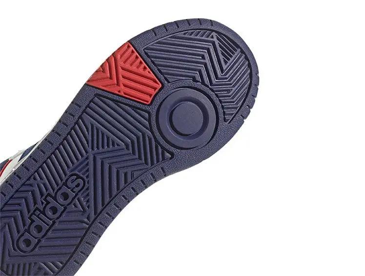 Zapatilla Adidas Hoops 3.0 Mid Niños Blanco - Image 9