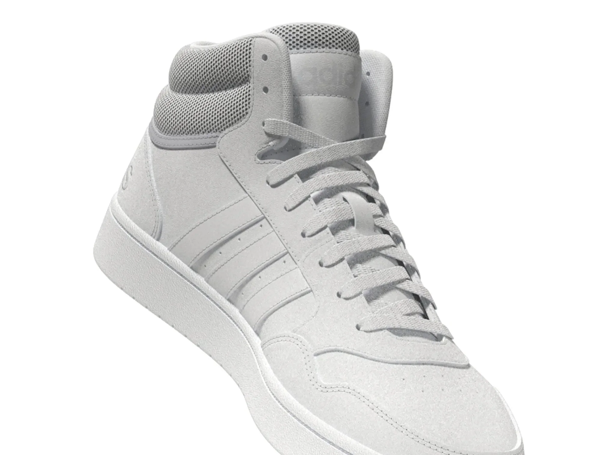Zapatilla Adidas Hoops 3.0 Mid Mujer Mono Blanco - Image 10