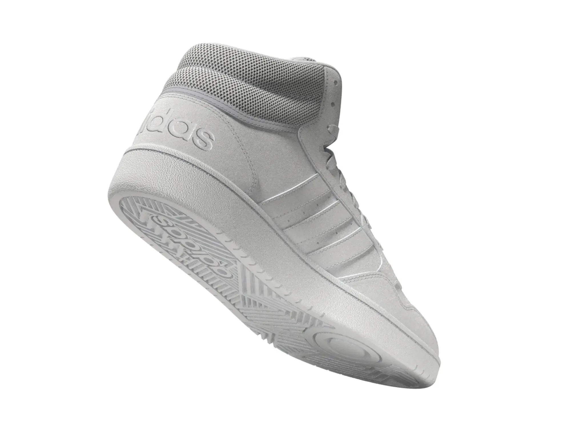 Zapatilla Adidas Hoops 3.0 Mid Mujer Mono Blanco - Image 11