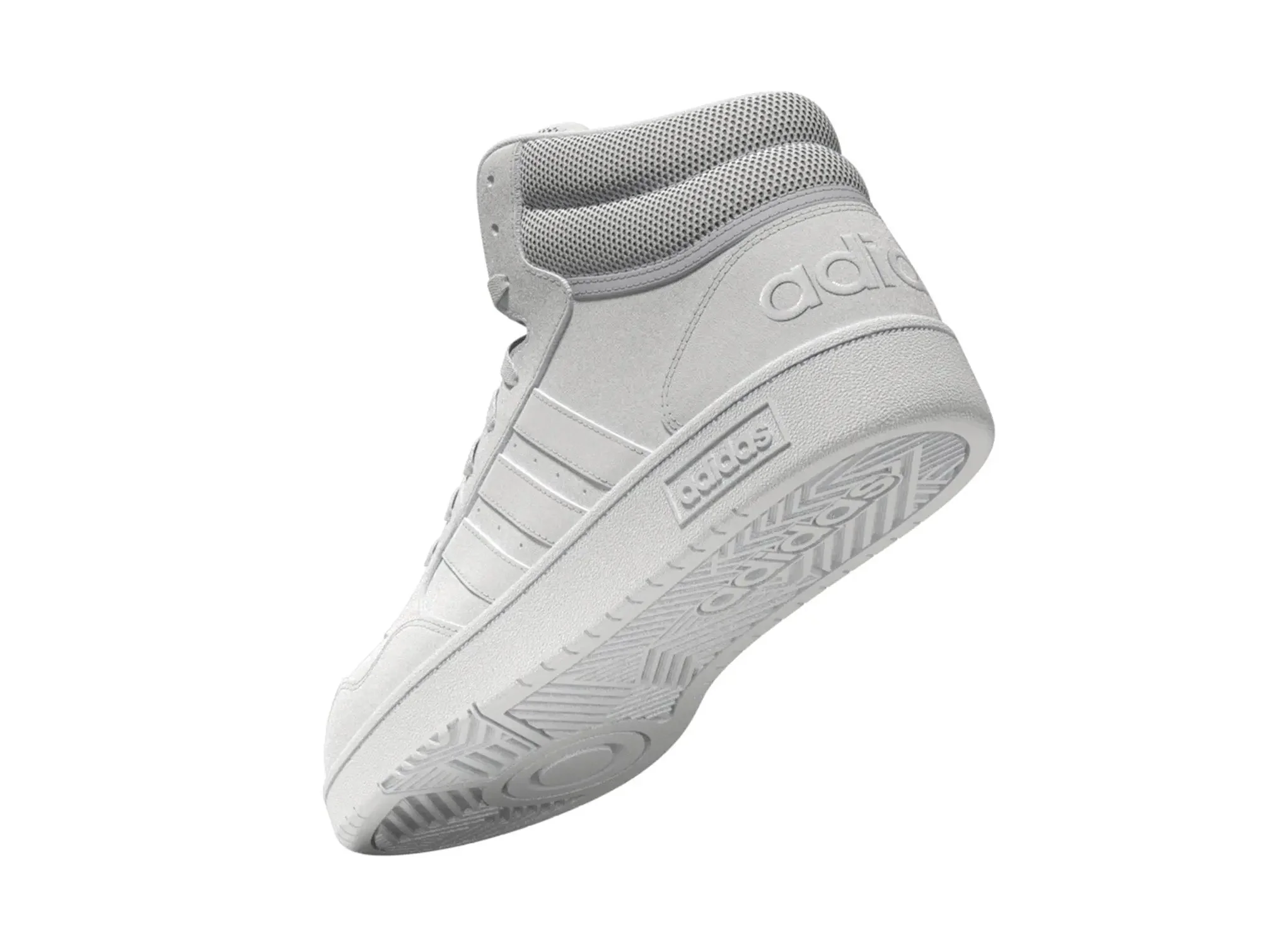 Zapatilla Adidas Hoops 3.0 Mid Mujer Mono Blanco - Image 13