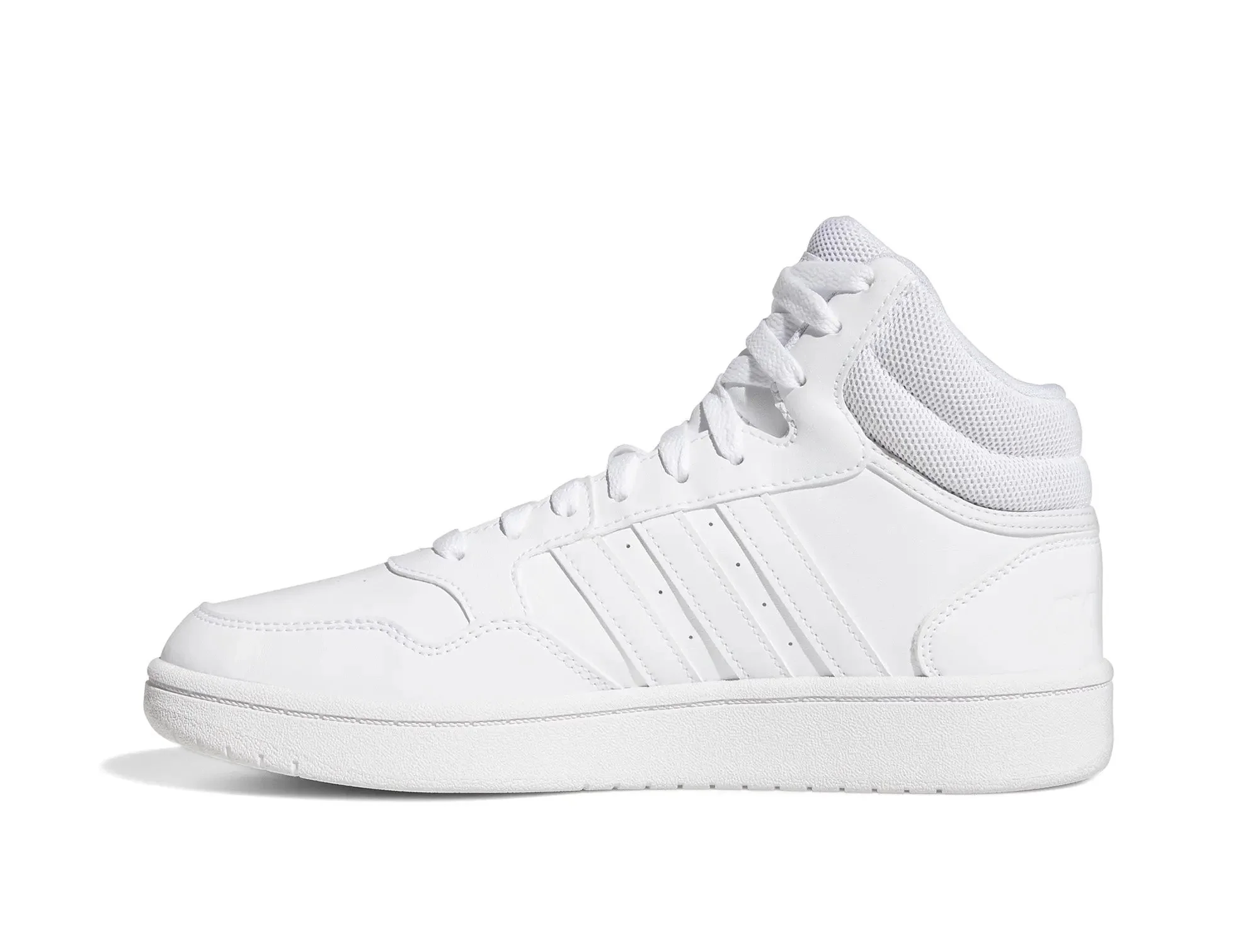 Zapatilla Adidas Hoops 3.0 Mid Mujer Mono Blanco - Image 3