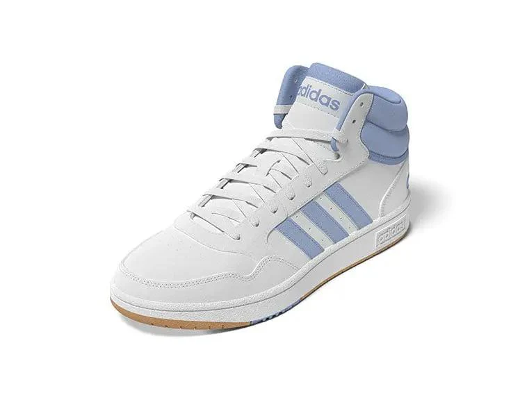 Zapatilla Adidas Hoops 3.0 Mid Mujer Blanco - Image 3