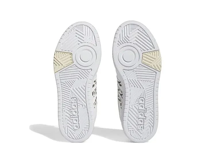 Zapatilla Adidas Hoops 3.0 Mujer Blanco Animal Print - Image 10