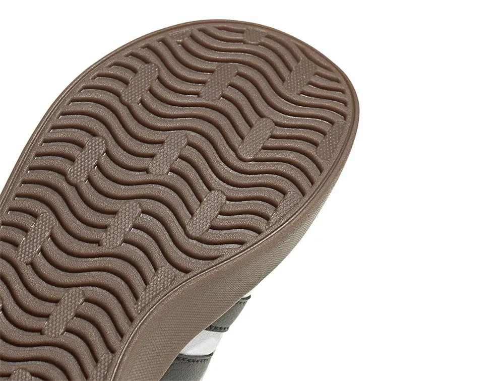 Zapatilla Adidas Vl Court 3.0  Niños Negro/Suela Gum - Image 4