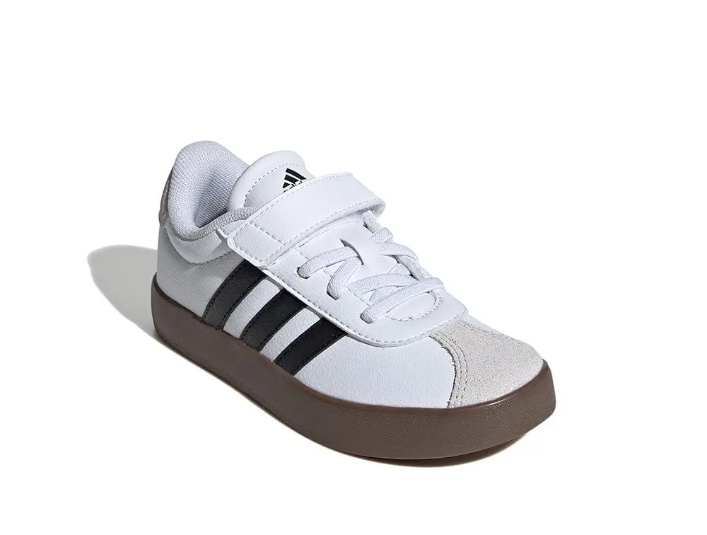 Zapatilla Adidas Vl Court 3.0  Niños Negro/Suela Gum - Image 5
