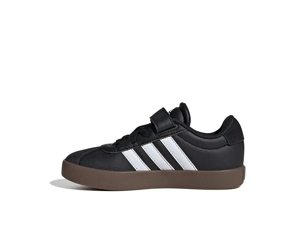 Zapatilla Adidas Vl Court 3.0 Niños Negro - Blanco - Image 3