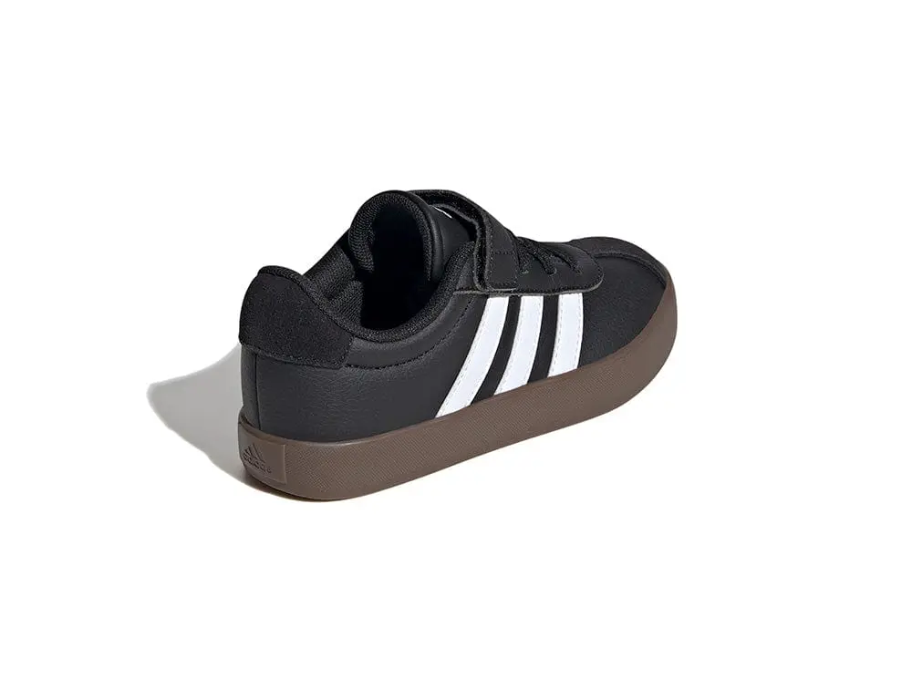 Zapatilla Adidas Vl Court 3.0 Niños Negro - Blanco - Image 6