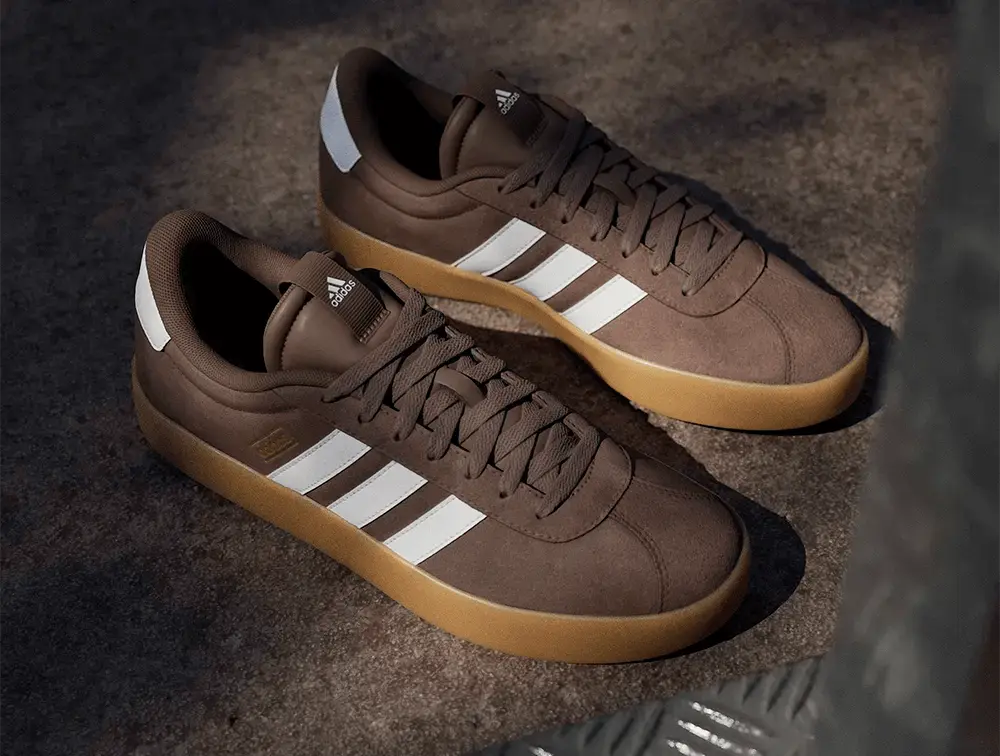 Zapatilla Adidas Vl Court 3.0 Mujer Cafe - Image 3