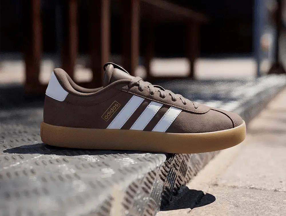 Zapatilla Adidas Vl Court 3.0 Mujer Cafe - Image 5