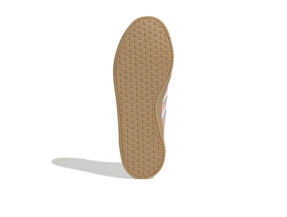 Zapatilla Adidas Vl Court Base Mujer Blanco - Rosado - Suela Gum - Image 8