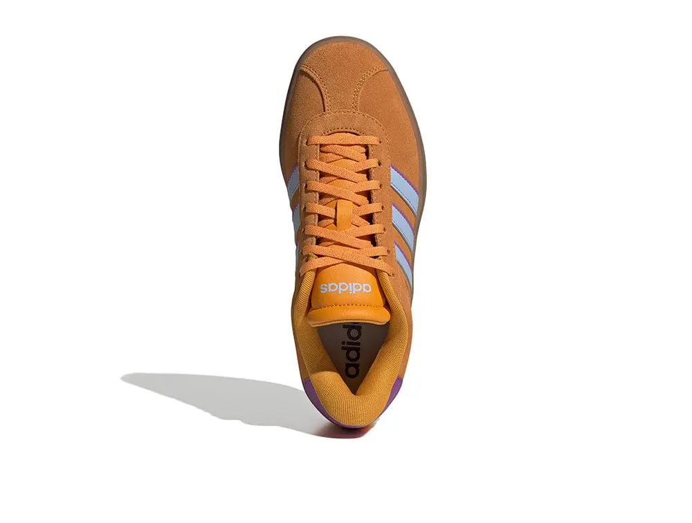 Zapatilla Adidas Vl Court Bold Mujer Naranjo - Celeste - Suela Gum - Image 8