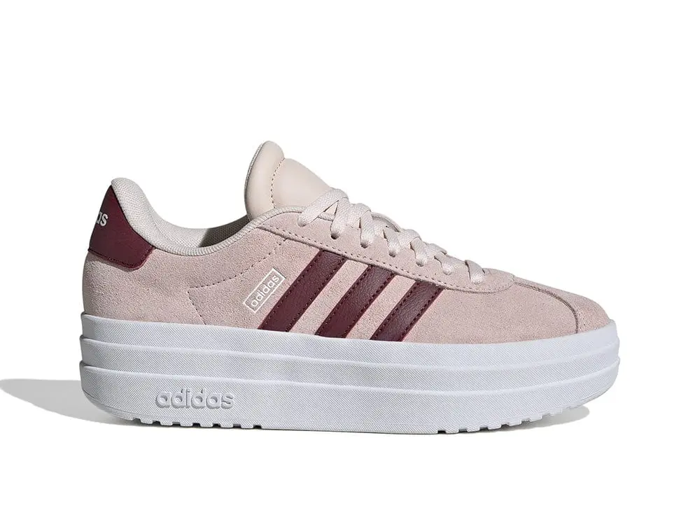 Zapatilla Adidas Vl Court Bold Niños Rosado