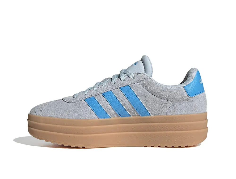 Zapatilla  Adidas Vl Court Bold Plataforma Mujer Gris - Celeste - Suela Gum - Image 3