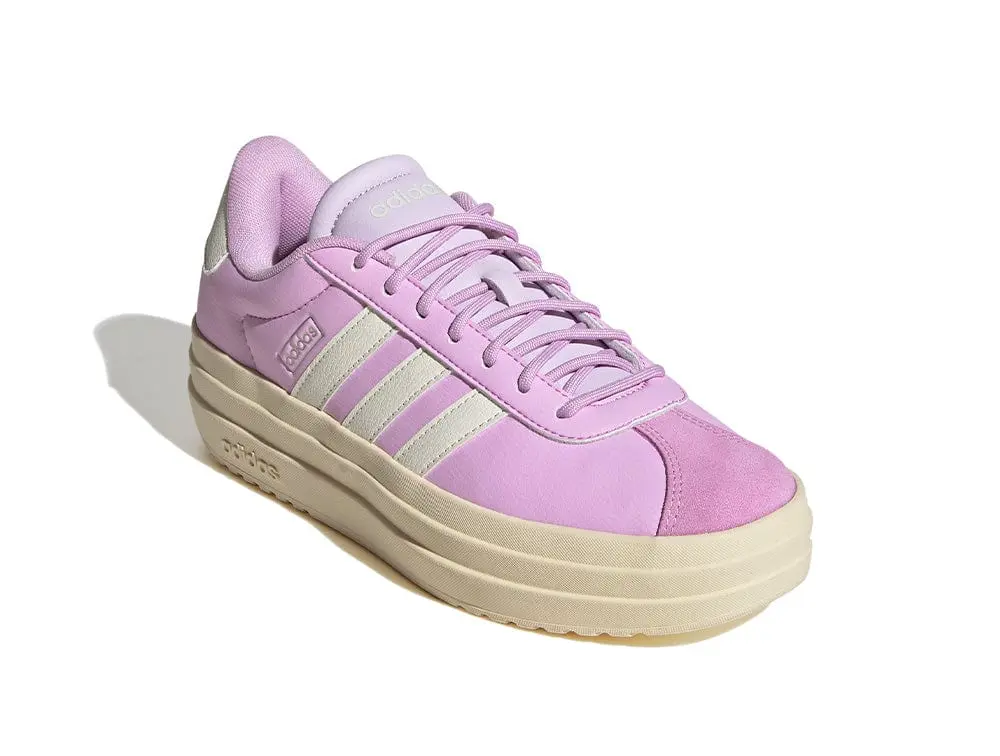 Zapatilla Adidas Vl Court Bold Plataforma Mujer Morado/Blanco/Suela Beige - Image 6