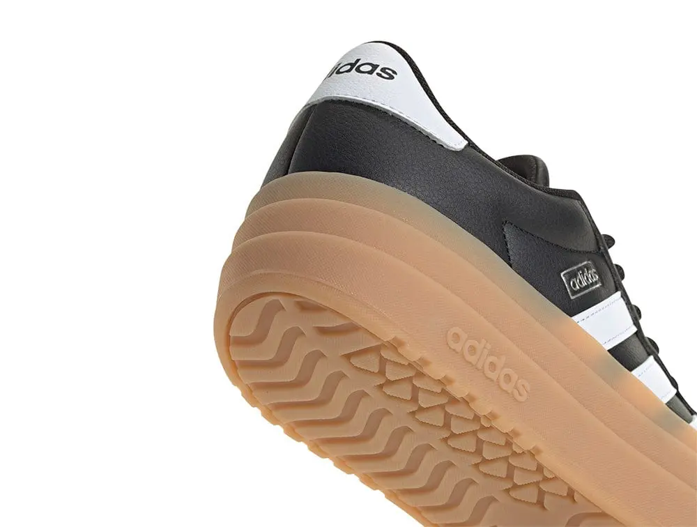 Zapatilla Adidas Vl Court Bold Plataforma Mujer Negro - Blanco - Suela Gum - Image 2