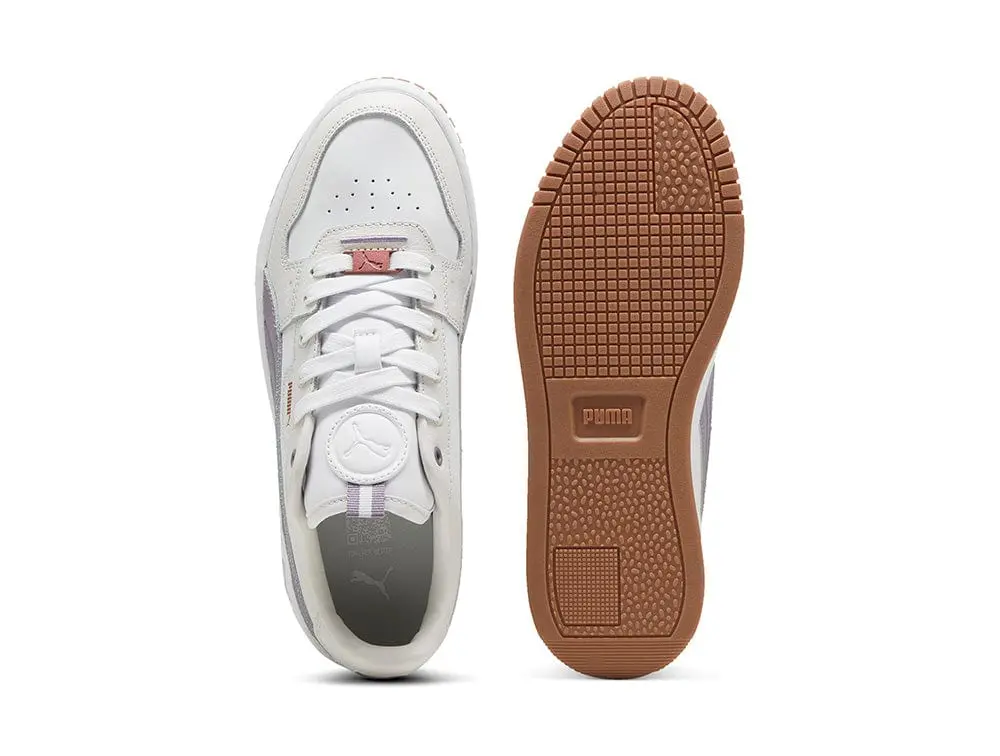 Zapatilla Carina Street Lux Mujer Blanco - Morado - Suela Gum - Image 7