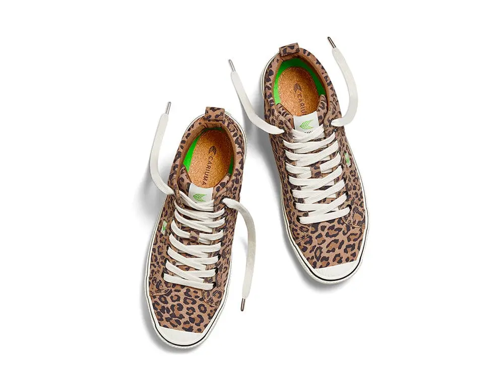 Zapatilla Cariuma Oca Hi Stripe Mujer Cafe - Image 3