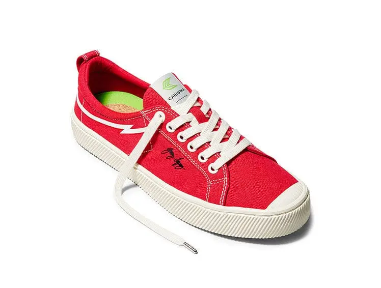 Zapatilla Cariuma Oca Low Mujer Rojo - Image 2