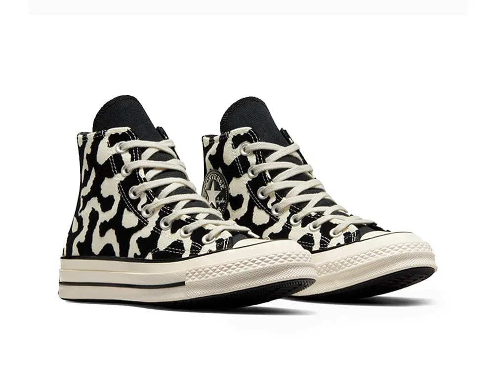 Zapatilla Converse Chuck 70 Lavish Leopard Mujer Negro - Blanco - Image 7