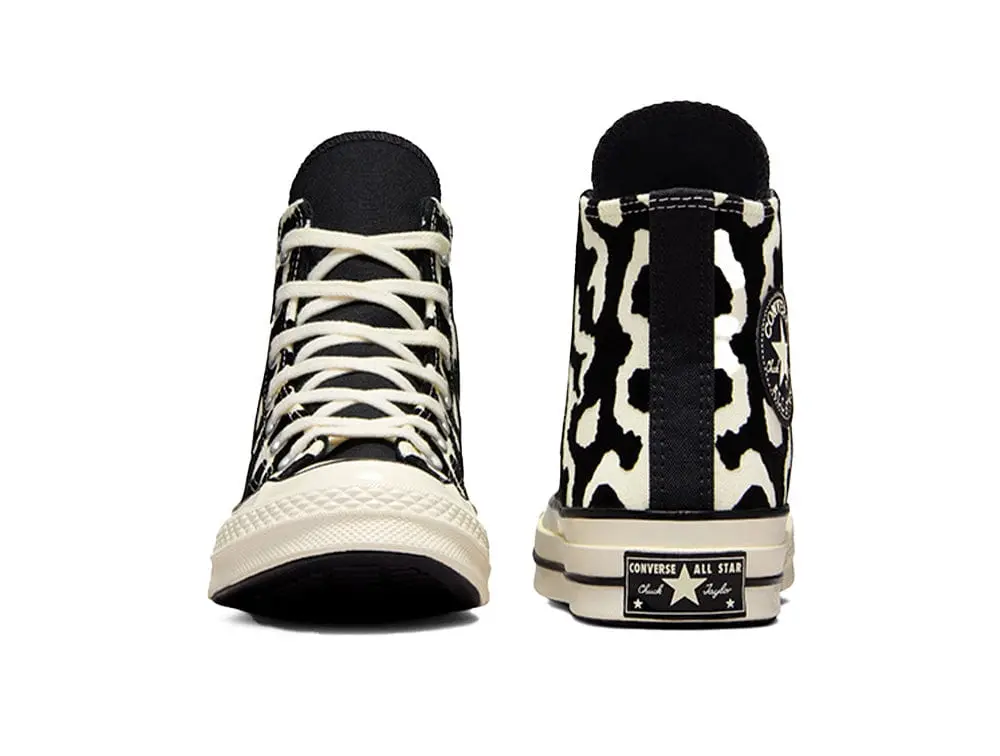 Zapatilla Converse Chuck 70 Lavish Leopard Mujer Negro - Blanco - Image 9