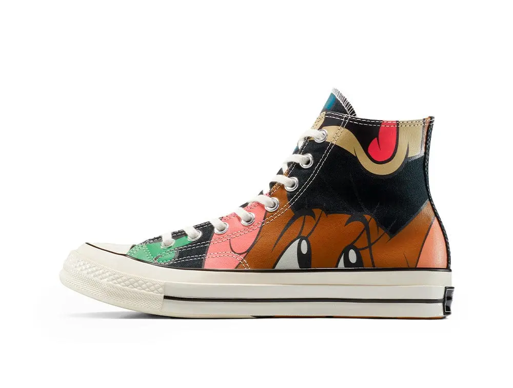 Zapatilla Converse Chuck 70 Hi Tom y Jerry Unisex Negro - Image 5
