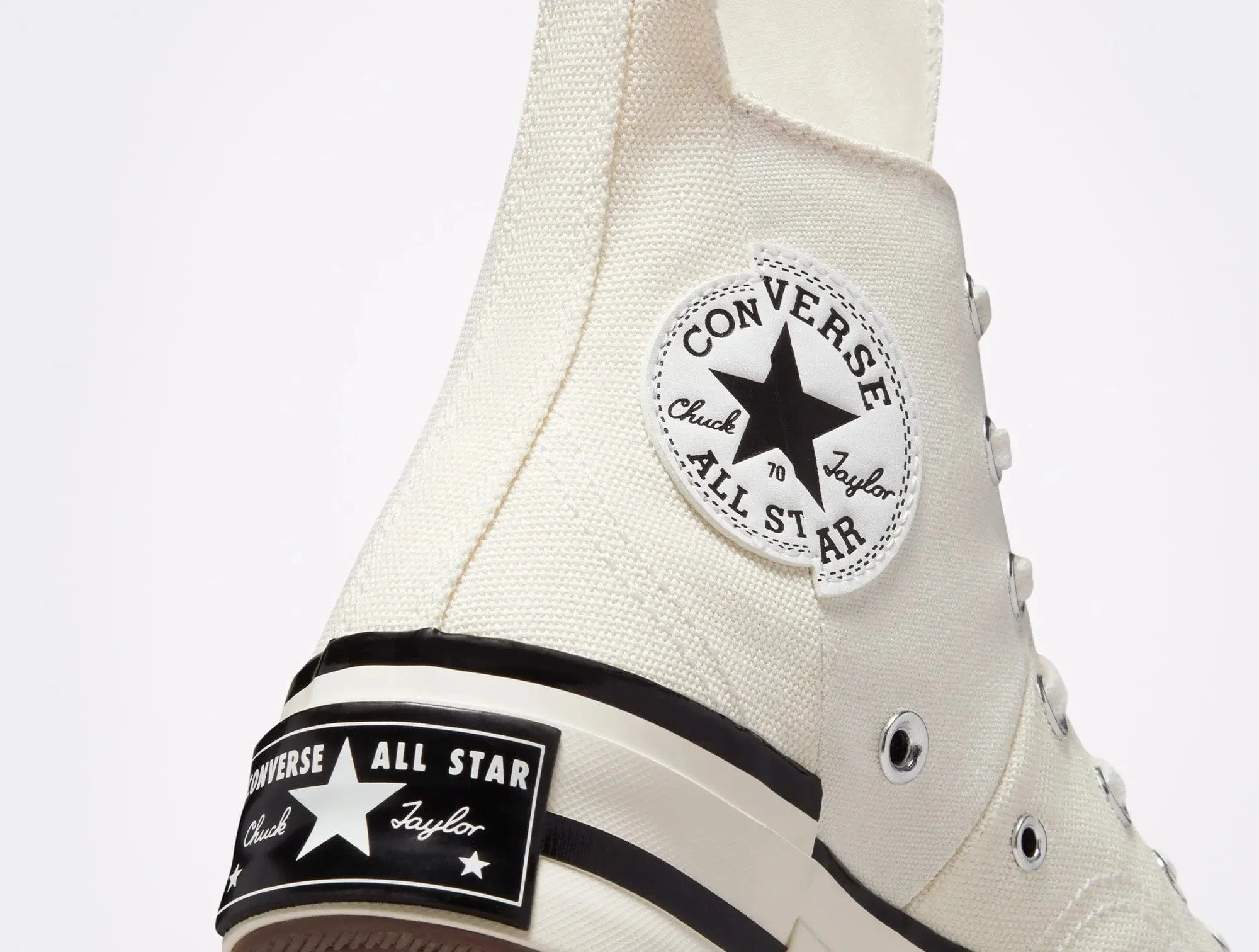 Zapatilla Converse Chuck 70 Plus Hi Unisex Blanco - Image 5