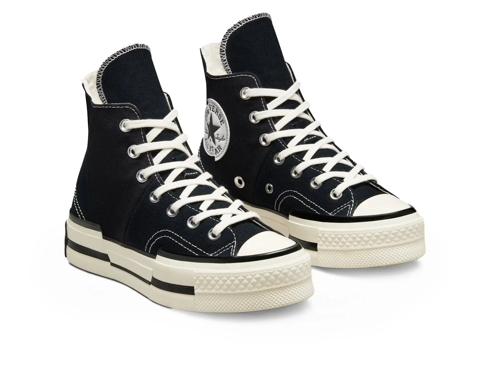 Zapatilla Converse Chuck 70 Plus Hi Unisex Negro - Image 3