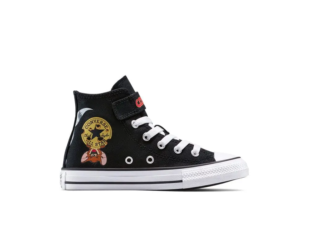 Zapatilla Converse Chuck Taylor 1V Tom y Jerry Niños Negro