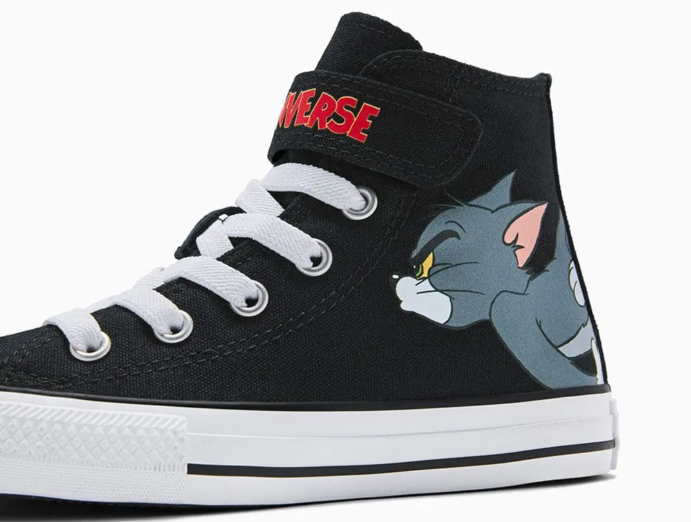 Zapatilla Converse Chuck Taylor 1V Tom y Jerry Niños Negro - Image 2