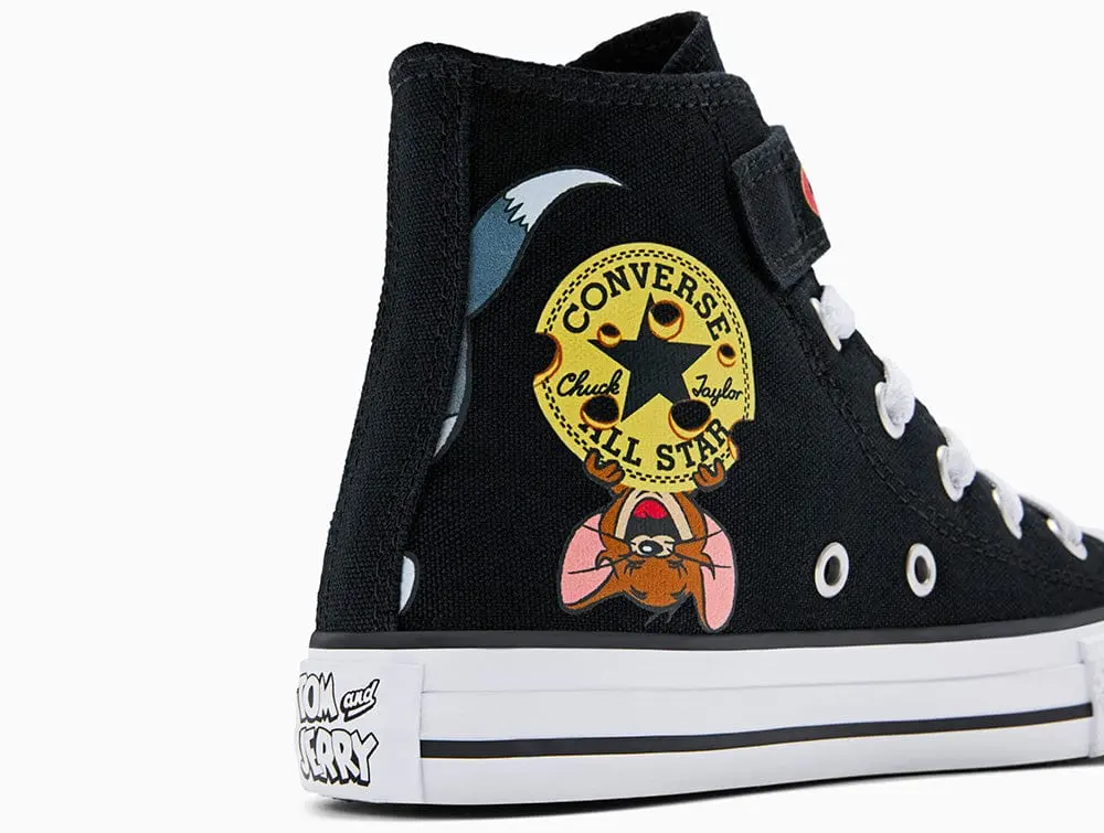 Zapatilla Converse Chuck Taylor 1V Tom y Jerry Niños Negro - Image 4