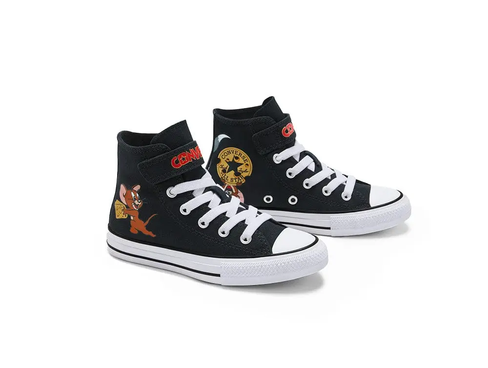 Zapatilla Converse Chuck Taylor 1V Tom y Jerry Niños Negro - Image 6