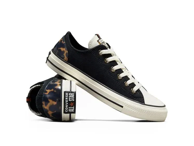 Zapatilla Converse Chuck Taylor All Star Tortoise Mujer Negro - Image 6