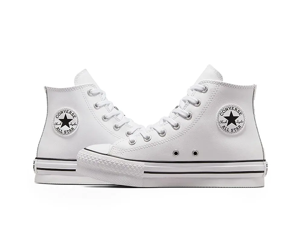 Zapatilla Converse Chuck Taylor Eva Lift Hi Niños Blanco - Image 3