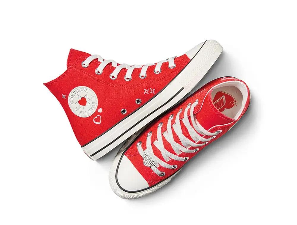 Zapatilla Converse Chuck Taylor Hi Mujer Rojo - Image 2