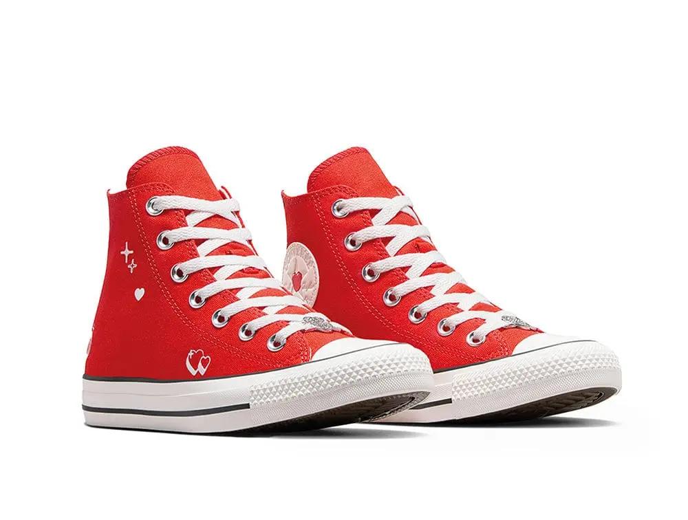 Zapatilla Converse Chuck Taylor Hi Mujer Rojo - Image 3