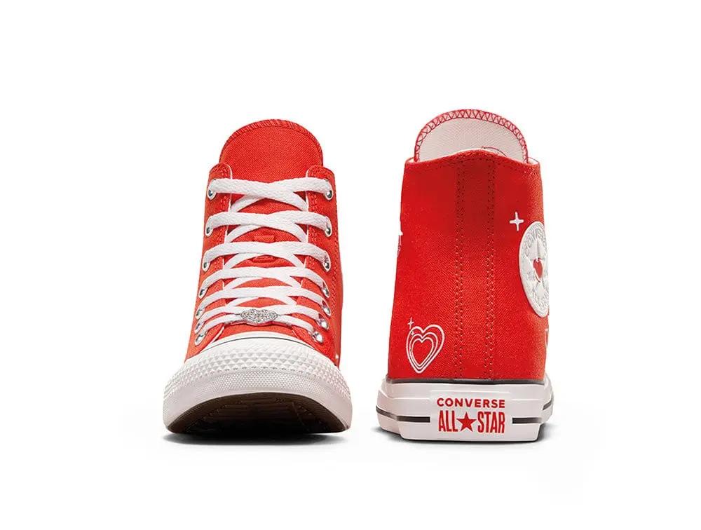 Zapatilla Converse Chuck Taylor Hi Mujer Rojo - Image 7