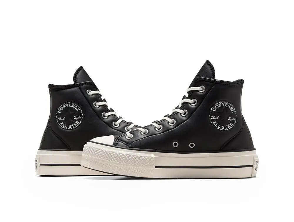 Zapatilla Converse Chuck Taylor Plataforma Puff Mujer Negro - Image 6