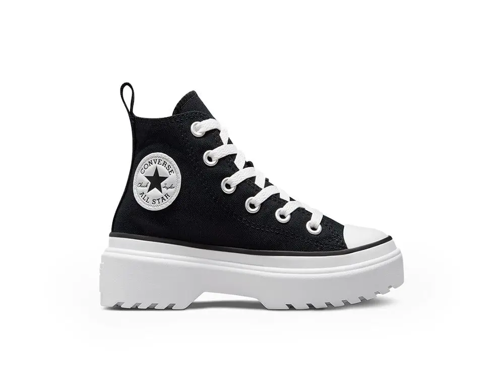 Zapatilla Converse Chuck T Lugged Lift Niños Negro