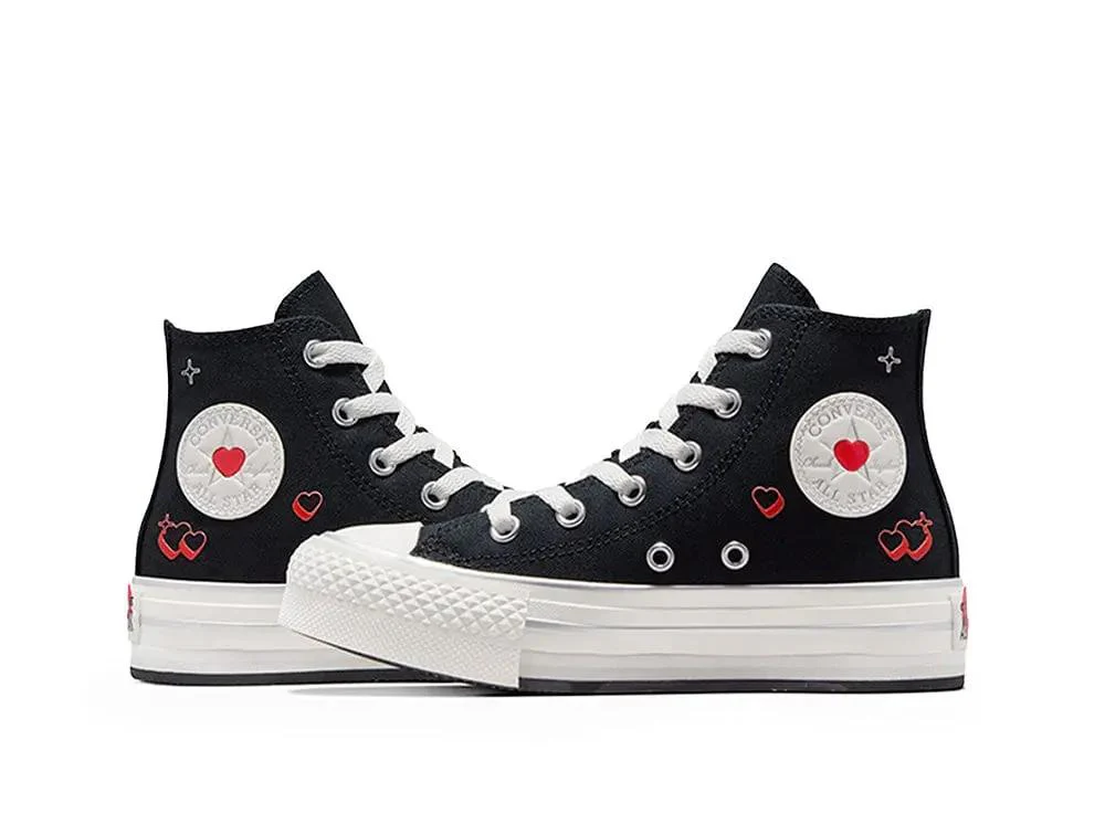 Zapatilla Converse Chuck Taylor Plataforma Niños Negro - Image 5