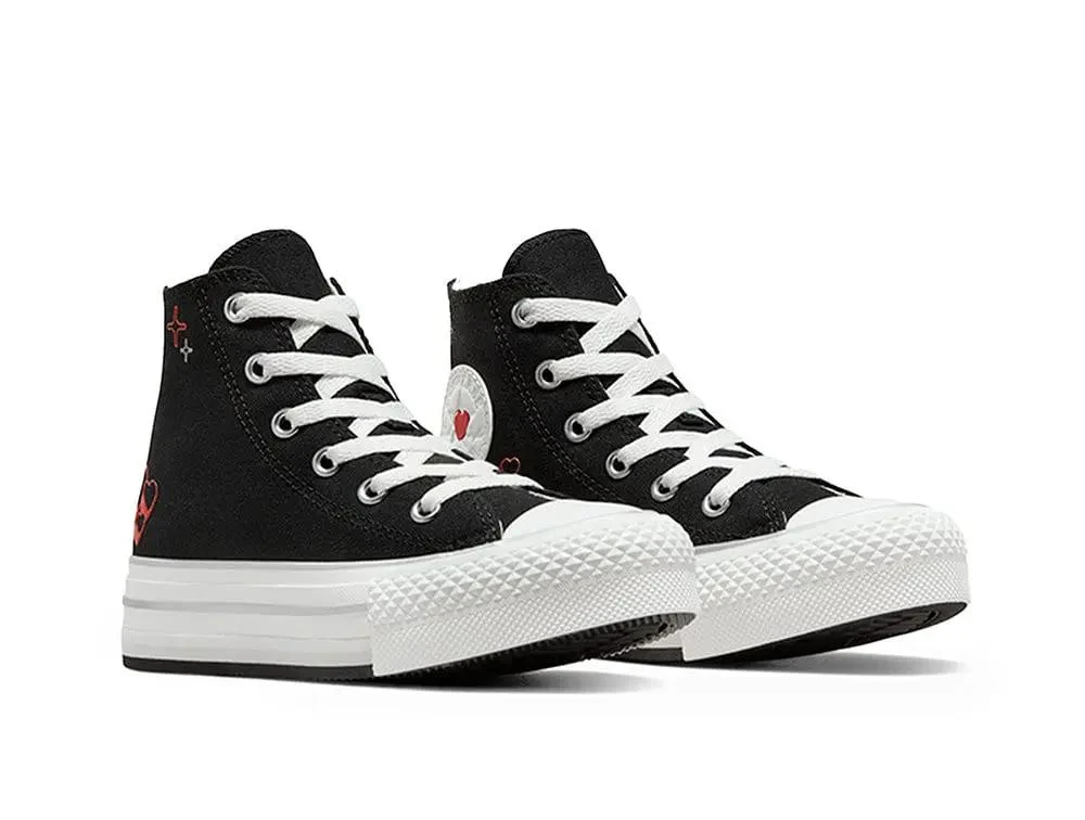 Zapatilla Converse Chuck Taylor Plataforma Niños Negro - Image 6