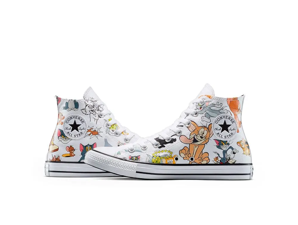 Zapatilla Converse Chuck Taylor Tom y Jerry Unisex Blanco - Image 7
