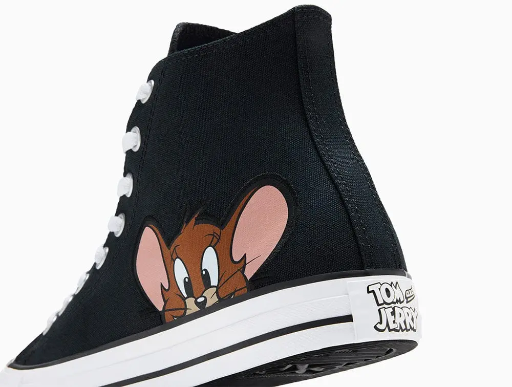 Zapatilla Converse Chuck Taylor Tom y Jerry Unisex Negro - Image 2