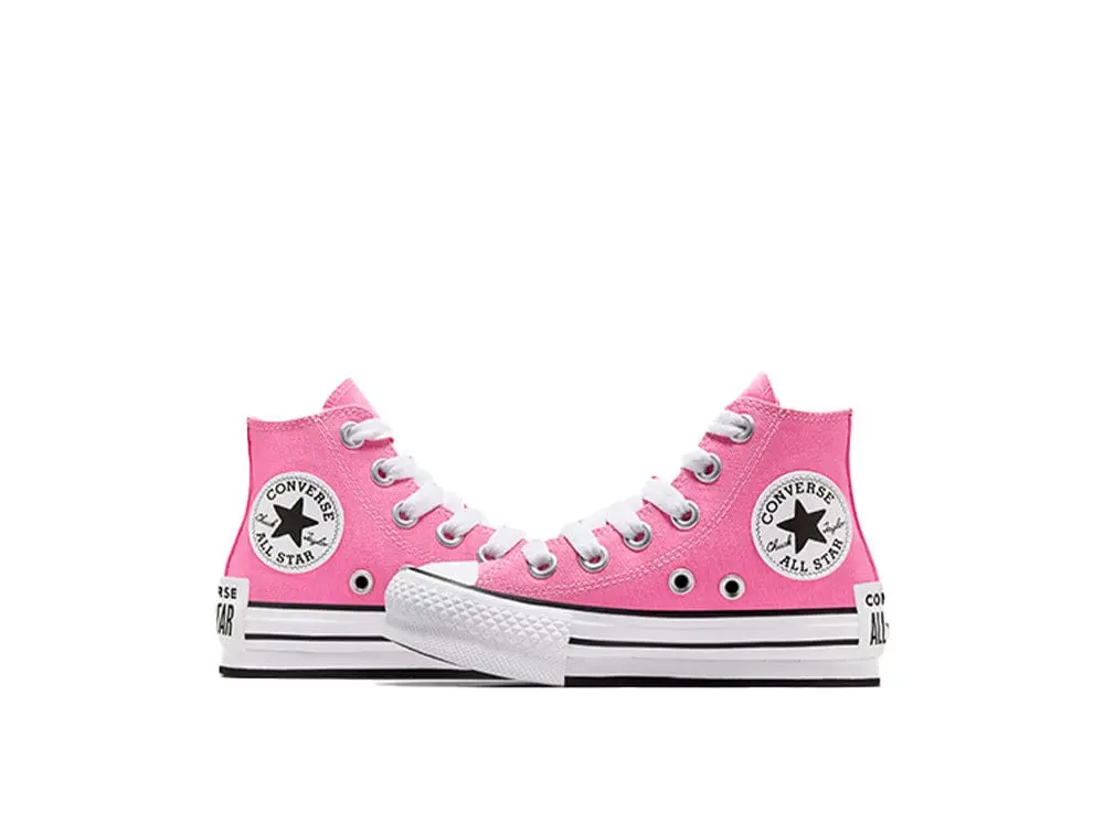 Zapatilla Converse Chuck Taylor All Star Eva Lift Hi Niños Rosado - Image 8