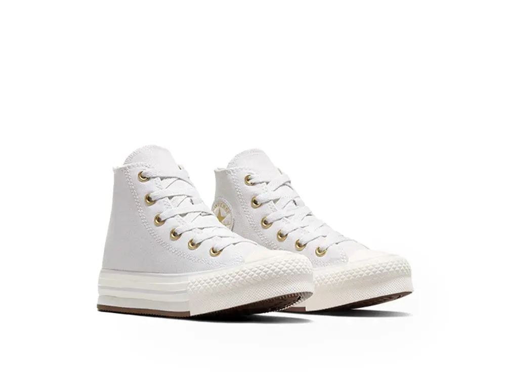 Zapatilla Converse Chuck Taylor Eva Lift Niños Gris - Image 3