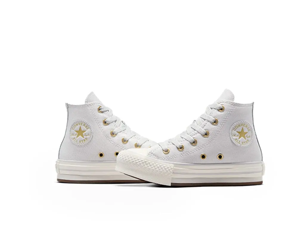 Zapatilla Converse Chuck Taylor Eva Lift Niños Gris - Image 4