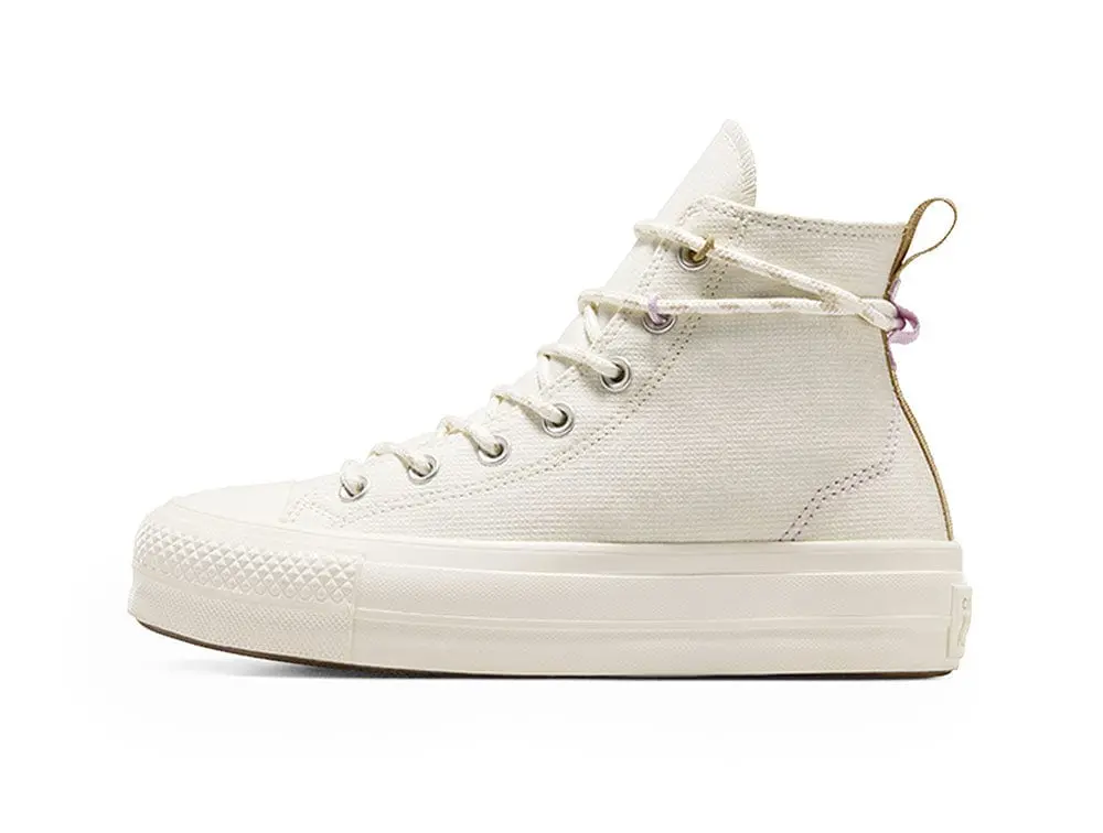 Zapatilla Converse Chuck Taylor Lift Mujer Beige - Image 2