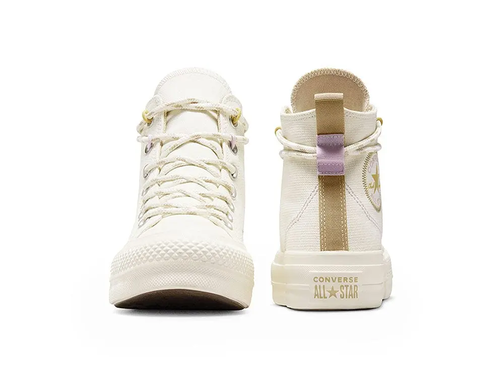 Zapatilla Converse Chuck Taylor Lift Mujer Beige - Image 5