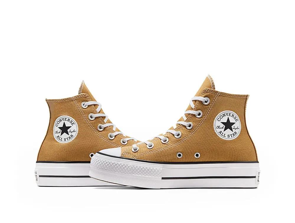 Zapatilla Converse Chuck Taylor Lift Mujer Cafe - Image 3