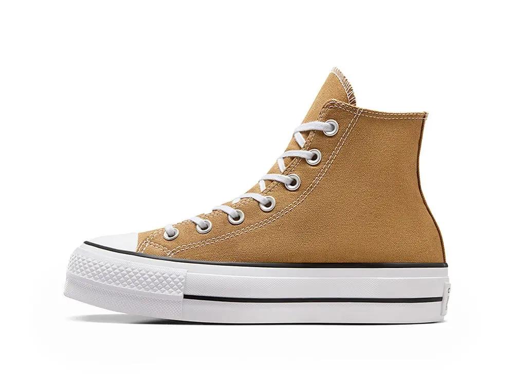 Zapatilla Converse Chuck Taylor Lift Mujer Cafe - Image 4