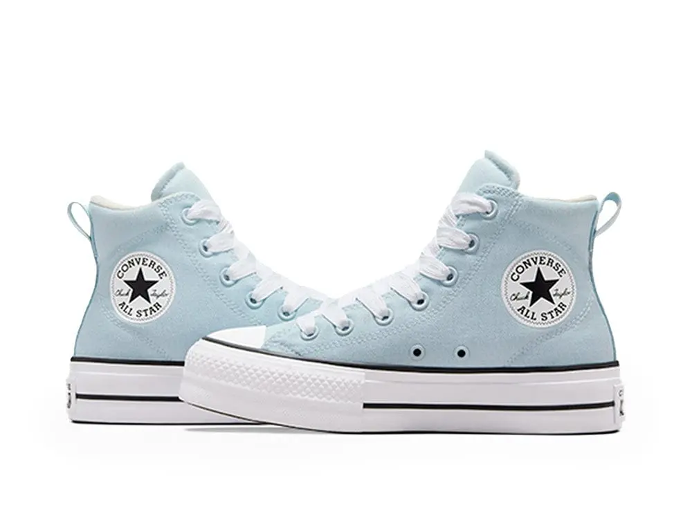 Zapatilla Converse Chuck Taylor Lift 90's Sport Mujer Celeste - Image 4